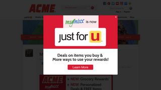 Acme » MyMixx is now just for U®!