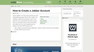 How to Create a Jabber Account: 12 Steps (with Pictures) - wikiHow