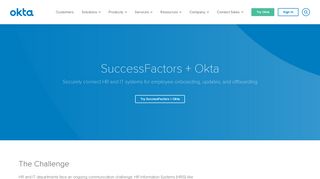 SuccessFactors + Okta | Okta