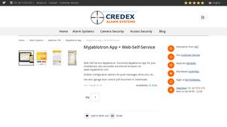 MyJablotron Web-Self-Service App | Credex