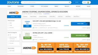 Jabong coupons, offers & promo codes| (Feb 23-24): Rs.1000 off on ...
