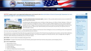 Justice Administrative Commission: Home