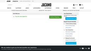 Signin | Jacamo