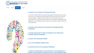 Train The Trainer Online | Certification Program | FAQ