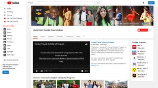 Jack Kent Cooke Foundation - YouTube