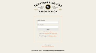 Jack Daniel's Tennessee Squire Association | Login