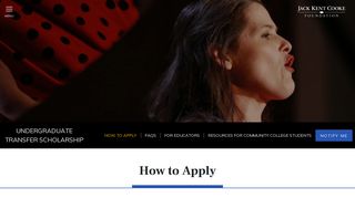 How to Apply - Jack Kent Cooke Foundation