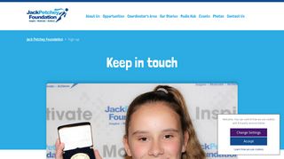 Jack Petchey Foundation – Sign up