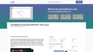 Everything on wholesale.jackwilliams.com. Jack Williams Tire ... - Horde