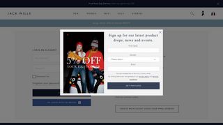 Log In | My Account | Jack Wills