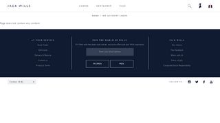 Log In | My Account | Jack Wills