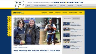 Pace Athletics Hall of Fame Podcast - Jackie Burd - Pace University ...