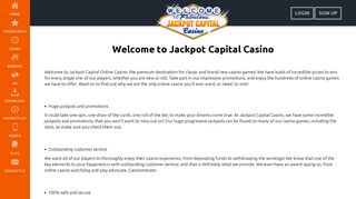 Casino - Jackpot Capital Online Casino