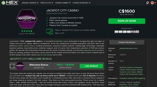 Jackpot City Casino | Sign Up & Get JackpotCity €/$1600 FREE Bonus
