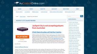 Jackpot City Casino Review | Online Casinos in Australia