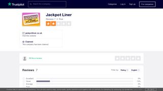 Jackpot Liner Reviews | Read Customer Service Reviews of ...