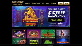 Mobile Slots - Jackpot Mobile Casino | Get £5 free
