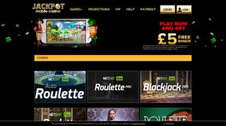 Mobile Casino - Jackpot Mobile Casino | Get up to £500 Bonus