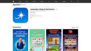 Jackpotjoy: Bingo & Slot Games on the App Store - iTunes - Apple