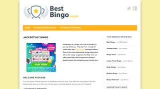 JackpotJoy Bingo Review | Claim Your 30 FREE Spins Here!