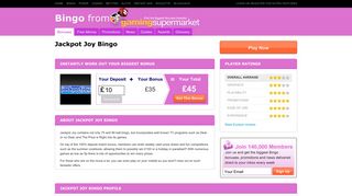 Jackpot Joy Bingo - Online Bingo
