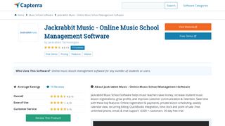 Jackrabbit Music - Online Music School Management ... - Capterra