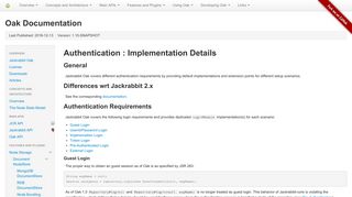 Jackrabbit Oak – Authentication : Implementation Details