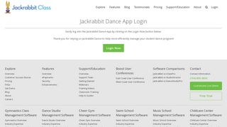 Jackrabbit Dance App Login