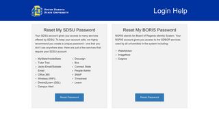 SDSU Password Reset