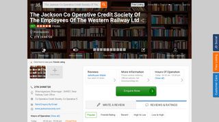 The Jackson Co Operative Credit Society Of The Employees Of The ...