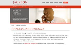 Overview - Financial Professionals | Jackson