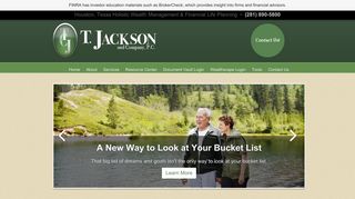 Home | T. Jackson and Company, P.C. - Houston, Texas Wealth ...