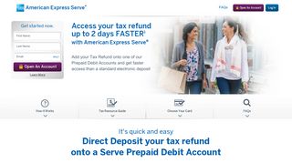 Prepaid Cards for Your Tax Refund | American Express Serve®