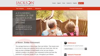 Jackson - Protected Lifetime Income in Retirement | Jackson