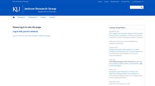 Please log in | Jackson Research Group