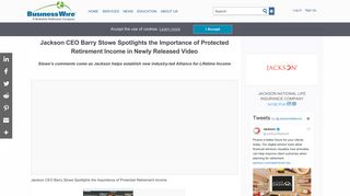 Jackson CEO Barry Stowe Spotlights the Importance of Protected ...
