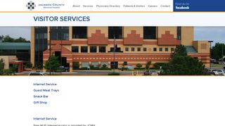 Visitor Services - Jackson County Memorial Hospital