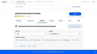 Working at Jacksonville Humane Society: Employee Reviews | Indeed ...