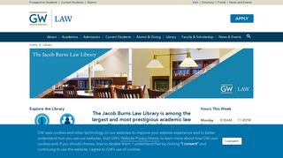 Library | GW Law | The George Washington University