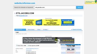 ets.jacobs.com at Website Informer. Login. Visit Ets Jacobs.