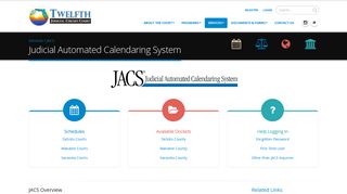 JACS - Judicial Automated Calendaring System