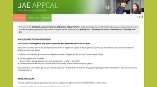 JAE-Appeal Admission System