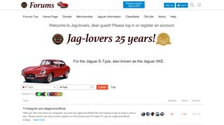 Latest E-Type topics - Jag-lovers Forums
