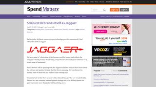 SciQuest Rebrands Itself as Jaggaer - Spend Matters