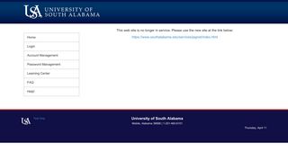 Students - JagMail - University of South Alabama