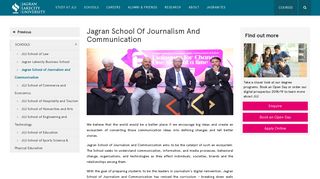 Jagran School Of Journalism And Communication | Best Media school ...