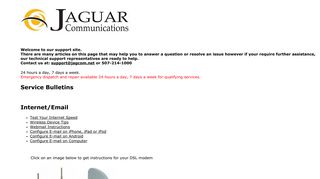 Jaguar Communications Support