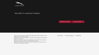 Jaguar Financial Services | Welcome to Jaguar My Finance