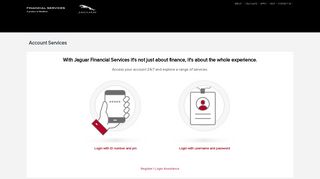 Jaguar Financial Services - Account Services - WesBank