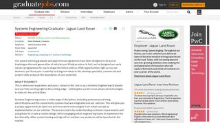 Systems Engineering Graduate - Jaguar Land Rover | graduate-jobs ...
